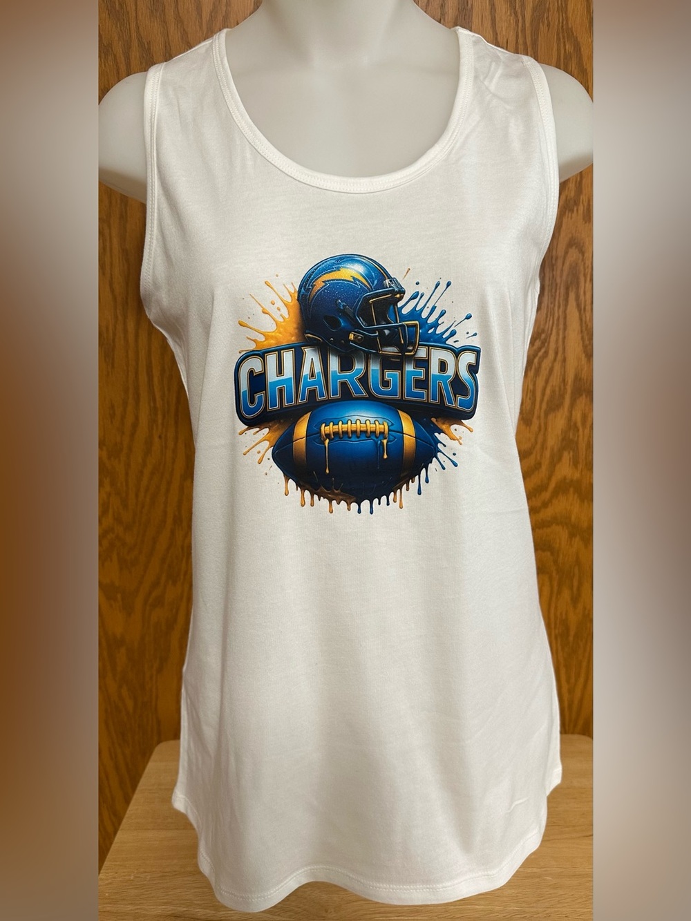 Los Angeles Chargers 🏈 Racer Back Tank Top - NIP